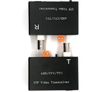 Transmetteur Actif de Vidéo sur Paire Torsadée en Alliage D'Aluminium,Convertisseur BNC vers Câble Réseau pour Caméras de Vidéosurveillance,Prolongateur UTP Longue Portée pour AHD TVI CVI