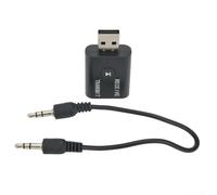 Transmetteur audio sans fil alimenté par USB pour TV, PC, lecteur MP3 vers haut-parleur, casque ou entrée auxiliaire de voiture