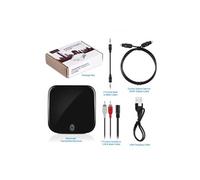 Transmetteur Bluetooth 4.1 Emetteur et Récepteur 2 en 1 avec 3,5mm AUX et SPDIF / Optique Digital TOSLINK, aptX et Basse Latence