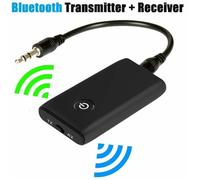Transmetteur Bluetooth 5.0, Adaptateur 2 en 1 sans Fil 3.5mm, Émetteur et Récepteur Adaptateur, Bluetooth 2 en 1 Adaptateur, Jack 3