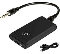Transmetteur Bluetooth 5.0 Émetteur Et Récepteur Adaptateur, Bluetooth 2 En 1 Adaptateur Pour Casque Tv Pc Ordinateur Tablette Enceinte Voiture Système Stéréo, Jack 3,5Mm Aptx Et Usb[Z1153]