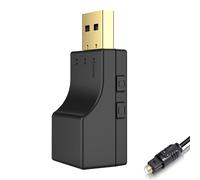 Transmetteur Bluetooth + adaptateur optique sans fil SPDIF 2 en 1 5.0 audio à faible latence pour commutateur