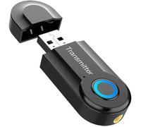 Transmetteur Bluetooth v4.2 Récepteur et Émetteur Blutooth Adaptateur Bluetooth sans Fil Jack 3.5mm AUX + USB cable pour Casque