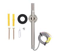 Transmetteur de capteur de température et d'humidité pour applications CVC - Capteur de courant mural avec boîtier en alliage d'aluminium - Plage d'entrée 15-30 V CC et sortie de