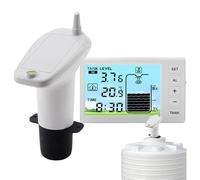 Transmetteur de capteur d'eau, compteur de profondeur de liquide de réservoir d'eau à ultrasons | Capteurs de liquide multifonctionnels,Profondimètre de liquide avec affichage de la température