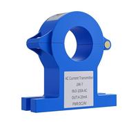 Transmetteur de courant en boucle ouverte, 1 pièce, 0-200A 0-150A 0-100A à 4-20mA 0-10V 0-5V, relais RS485, transducteur de courant à effet Hall(4-20mA Out,AC 0-100A_20MM HOLE_D24V)