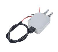 Transmetteur de pression différentielle 4-20 mA, capteur de pression du vent pour mesure du débit d'air CVC, corps en alliage avec buse pagode, gamme 0-2 kPa, alimentation 24 V CC (0-500 Pa)