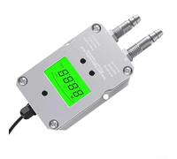 Transmetteur de pression différentielle 4-20 mA Signal avec écran LCD, capteur de pression du vent pour la surveillance en temps réel de la pression dans divers environnements industriels (0-2 KPa)