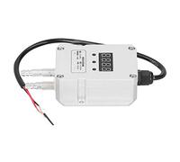 Transmetteur de pression différentielle Affichage numérique Détection du vent Alliage d'aluminium argenté 4 20 mA DC24 V 0 0,5 kpa pour alimentation en air de chaudière
