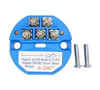 Transmetteur de température prenant en charge l'entrée PT100 et fournissant des lectures précises de 0 à 200 degrés Celsius