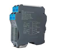 Transmetteur de température RTD à 3 fils for résistance thermique avec sortie linéarisée 4 à 20 mA 0-10 V Entrée universelle(1 input 2,0-100 C_DC24V_0-5V)