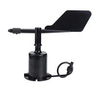 Transmetteur de vent, transducteur, anémomètre, capteur de vitesse et de direction du vent à 360°, compatible avec les conditions météorologiques ambiantes, sortie 0-10 V, câble (Câble d'alimentation