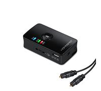 Transmetteur-émetteur HomeSpot ® audio stéréo dual music stream - Avec bluetooth - Sans Fil - Reconnexion automatique - aptX - Entrée optique S/PDIF - Numérique Dual Bluetooth Transmitter (S/Pdif Optischer Eingang - Digital)