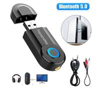Transmetteur et récepteur Bluetooth 2 en 1, émetteur Bluetooth pour TV, adaptateur Bluetooth sans fil pour voix Hi-Fi de type CD