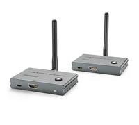 Transmetteur et récepteur HDMI sans Fil 4K@30Hz, 328FT/100M, kit d'extension HDMI pour Diffuser de la vidéo/Audio Depuis des Ordinateurs Portables ou des caméras vers des téléviseurs, des projecteurs