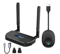 Transmetteur et récepteur HDMI sans Fil 4K 5G HD,HDMI Wireless Extender Récepteur 164FT/50M, Émetteur Wireless Prend en Charge la vidéo Audio de Mac/PC/Caméra vers HDTV/Projecteur