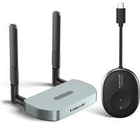 Transmetteur Et Récepteur Hdmi Sans Fil,5G Émetteur Vidéo,Kit D'Extension Hdmi Sans Fil Pour Diffuser De La Vidéo/Audio À Partir D'Un Appareil Usb C Avec Fonction Dp Vers Projecteur/Hdtv