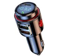 Transmetteur FM Bluetooth 5.4 THOMSON 12/24V 2 USB-A QC3.0 (18W) +1 USB-C PD30W