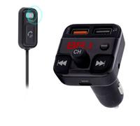 T'nB Transmetteur FM Bluetooth Ultime FMCT10 – Bluetooth 5.0, 2x USB-A, 1x USB-C 30W, Noir