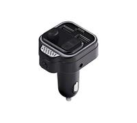 Transmetteur FM Bluetooth kit mains libres et charge rapide - noir