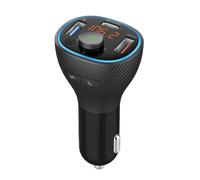 Transmetteur Fm Bluetooth Led Wefix Noir Kit Mains Libres