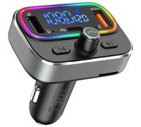 Transmetteur FM Bluetooth - Oria - Adaptateur Voiture - Appel Mains Libres - Charge Rapide - Bluetooth 5.0