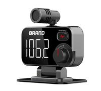 Transmetteur Fm Bluetooth Pour Voiture, Adaptateur De Voiture Bluetooth, Lecteur Mp3 Avec Écran D'affichage, Port De Charge Rapide Double Usb Qc3.0, Nouveau