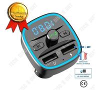 Transmetteur FM Bluetooth - TD® - Adaptateur Radio - Chargeur - Mains libres - Noir
