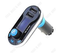 Transmetteur FM Bluetooth - TD® - Kit de Voiture - Chargeur USB - Appel Mains Libres - Lecteur MP3