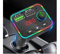 Transmetteur FM Bluetooth Voiture - APERIL - Allume Cigare - Charge Rapide - Bluetooth 5.0 - Mains Libres