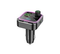 Transmetteur FM Bluetooth Y-39257-0 Voiture Charge Rapide PD 20W QC3.0 Noir