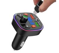 Transmetteur FM de Lecteur MP3 de Voiture - Récepteur Radio Adaptateur sans Fil à Charge Rapide | Émetteur FM sans Fil d'appel Mains Libres, récepteur Radio d'émetteur FM pour la Voiture