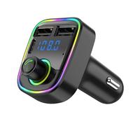 Transmetteur FM de Voiture - Adaptateur Musique Véhicule - Lecteur MP3 Voiture Transmetteur FM Pour Conduite, Quotidien, Voyage & Déménagement