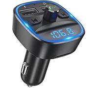 TRANSMETTEUR FM DE VOITURE LENCENT Transmetteur FM de voiture Bluetooth Bluetooth voiture Lecteur MP3 Adaptateur Radio sans Fil Kit