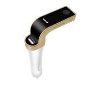 Transmetteur FM - Kit voiture mains Adaptateur radio sans fil, lecteur MP3 | Ports USB, microphone à annulation du bruit pour le streaming audio de voiture, lecture de musique