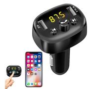 Transmetteur FM pour Auto | Adaptateur de Musique avec Ports USB | Transmetteur Radio FM sans Fil | pour Camion Voyage Trajets Quotidiens Conduite Décodage Audio