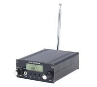 Transmetteur FM Stéréo 3,5 Mm Jack 0,5 W Transmetteur Longue Portée avec Prise Sonore Micro pour Théâtres, Maisons, églises et Parcs