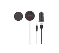 Transmetteur FM - T NB - Jack 3.5 mm - Kit mains libres - Compatible MP3/Smartphone - Noir