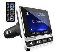 Transmetteur FM, ToHayie Adaptateur Radio sans Fil Bluetooth Récepteur Audio Modulateur de Syntoniseur de Musique Stéréo avec Chargeur de Voiture USB, Télécommande