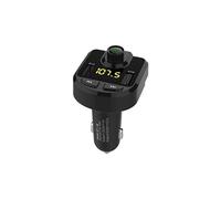 Transmetteur Fm Véhicule Adaptateur Bluetooth Sans Fil Musique Mains Libres Noir + SD 4Go YONIS