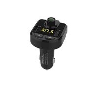 Transmetteur Fm Véhicule Adaptateur Bluetooth Sans Fil Musique Mains Libres Noir + SD 8Go