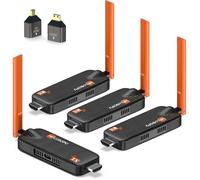 Transmetteur HDMI sans Fil 5G WELUSOPU 1 Émetteur & 3 Récepteurs, 1080P, 50 m