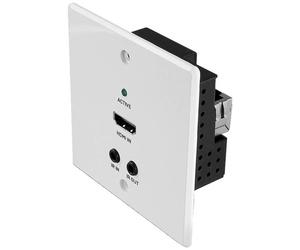 Transmetteur mural LINDY Cat.6 HDMI 4K60 IR & RS-232 HDBaseT UK Wall Plate Extender
