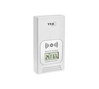 Transmetteur radio numérique pour température et humidité, écran LCD, blanc, 30.3241.02