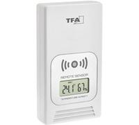 TFA Dostmann Émetteur de température 30.3241.02 avec écran pour station météo Life 35.1153, blanc