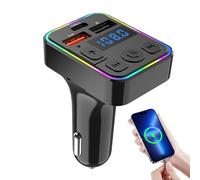 Transmetteur Radio pour Voiture | Émetteur FM Lecteur MP3 sans Fil - avec Port Type-C Double USB Compatible Multi-appareils et MP3 pour Appel Mains Libres Diffusion de Musique et pour Véhicules