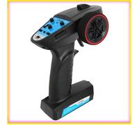 Transmetteur RC à 3 canaux, télécommande 2.4GHz avec réponse de 3ms, poignée ergonomique pour le réglage de la limite de vitesse du