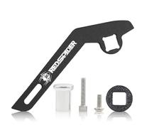 Transmetteur RC au volant en alliage avec déclencheur de volant, commande à une main, émetteur, pièces de mise à niveau pour Flysky FS-G11P (noir)