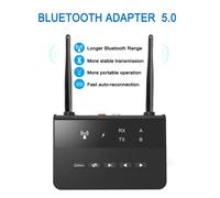 Transmetteur récepteur Bluetooth 5.0 80M sans perte aptX SBC FS Optical/RCA/3.5mm Aux adaptateur pour casque TV PC