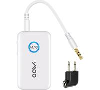 Transmetteur Recepteur Bluetooth 5.3,Adaptateur Bluetooth Audio 3.5mm Jack HiFi AUX,Aptx Faible Latence,Diffusion Audio pour TV/Smartphone vers Casque Bluetooth/Enceinte/Avion